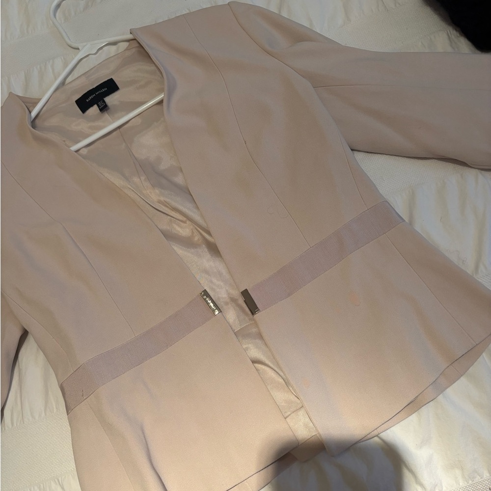 Karen Millen Elegant Women's Blazer - Cream